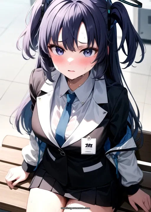 Hayase Yuuka Big Ass Fucked and Pumped - Page 2