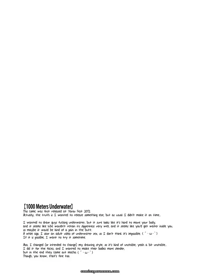 One Thousand Meters Underwater - Page 10