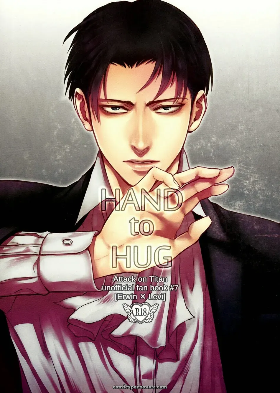 Attack On Titan Shingeki No Kyojin: Hand To Hug (Erwin X Levi) - Page 1