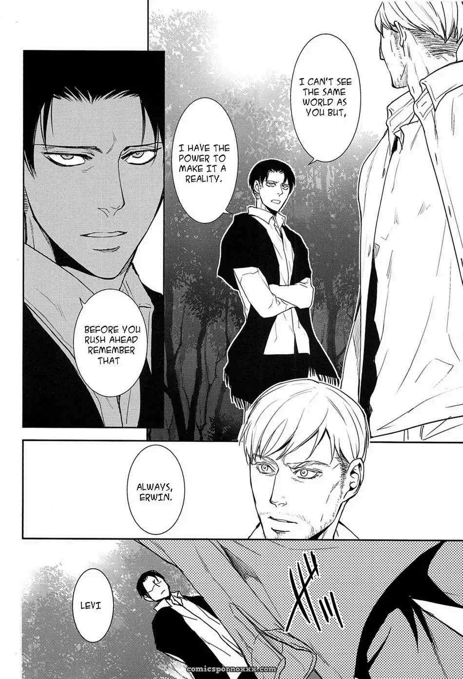 Attack On Titan Shingeki No Kyojin: Hand To Hug (Erwin X Levi) - Page 16