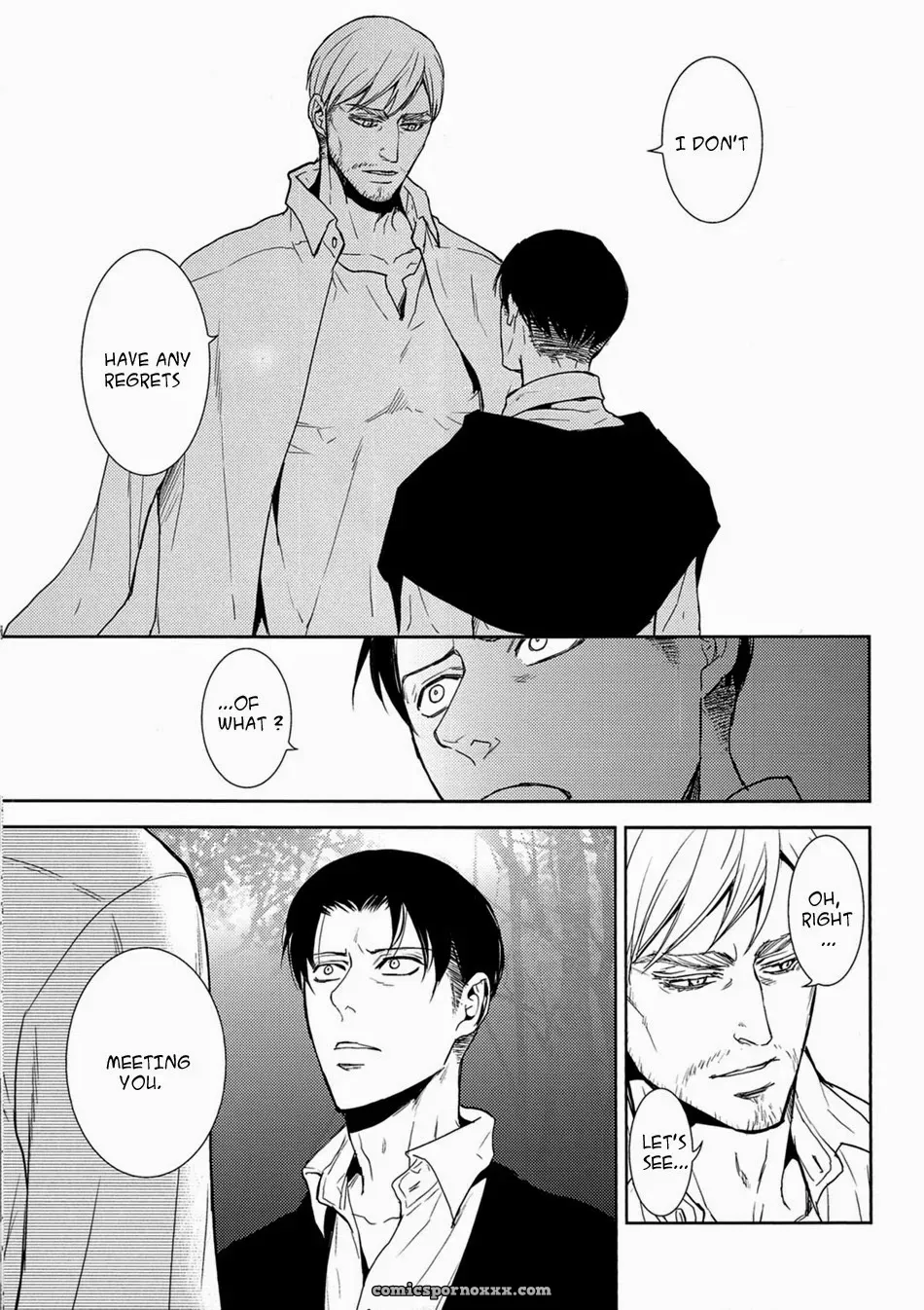 Attack On Titan Shingeki No Kyojin: Hand To Hug (Erwin X Levi) - Page 17
