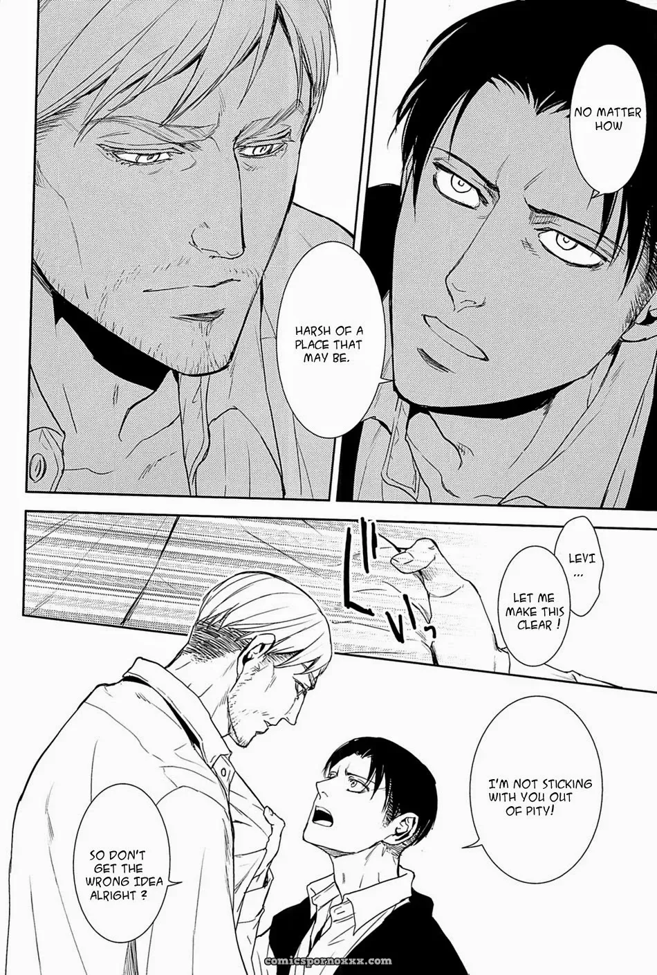 Attack On Titan Shingeki No Kyojin: Hand To Hug (Erwin X Levi) - Page 20