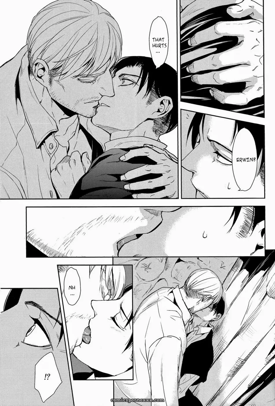 Attack On Titan Shingeki No Kyojin: Hand To Hug (Erwin X Levi) - Page 23