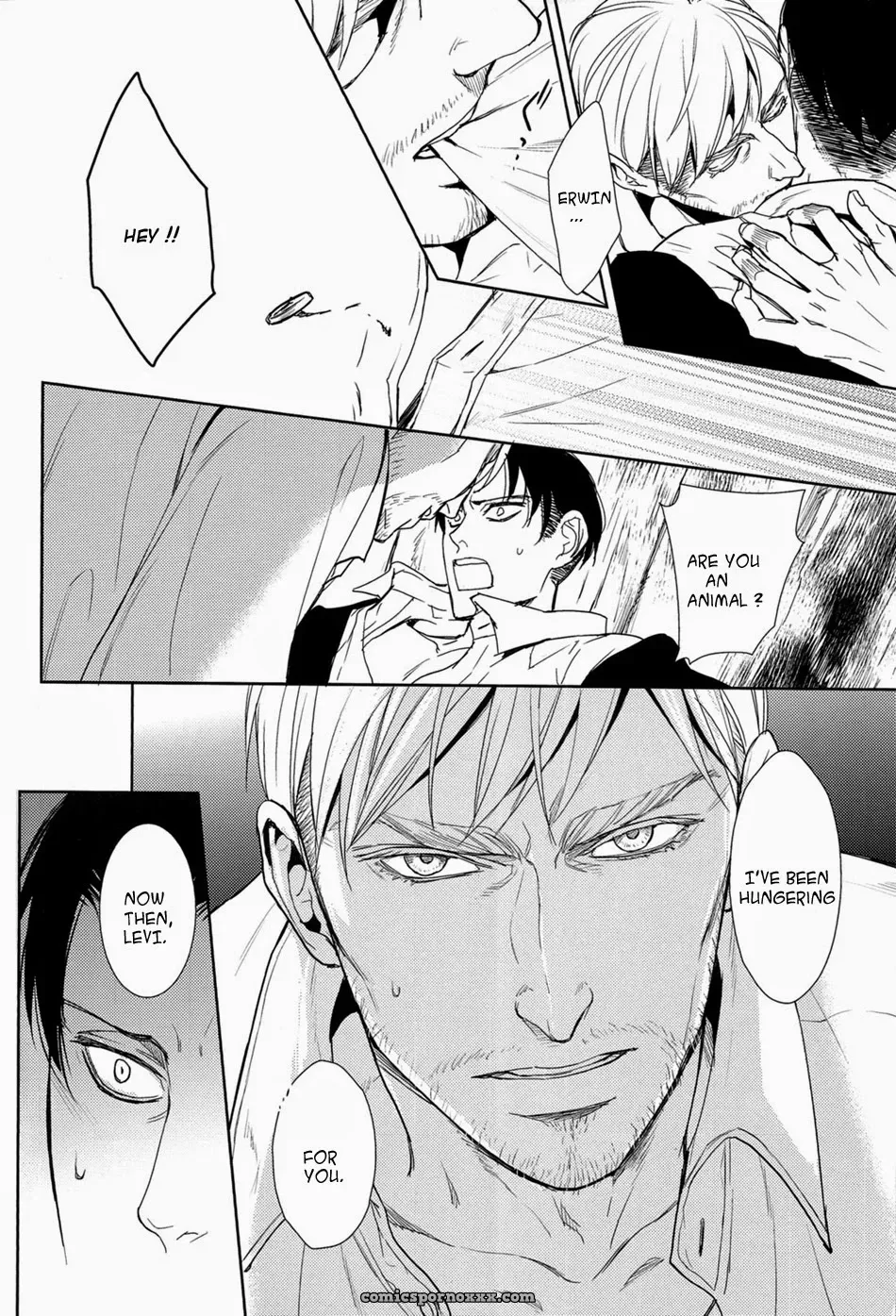 Attack On Titan Shingeki No Kyojin: Hand To Hug (Erwin X Levi) - Page 24