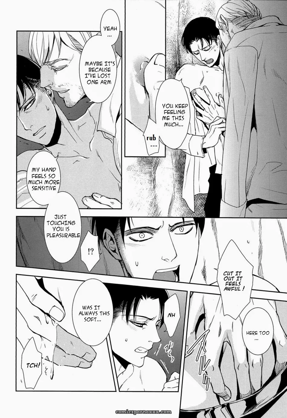 Attack On Titan Shingeki No Kyojin: Hand To Hug (Erwin X Levi) - Page 26