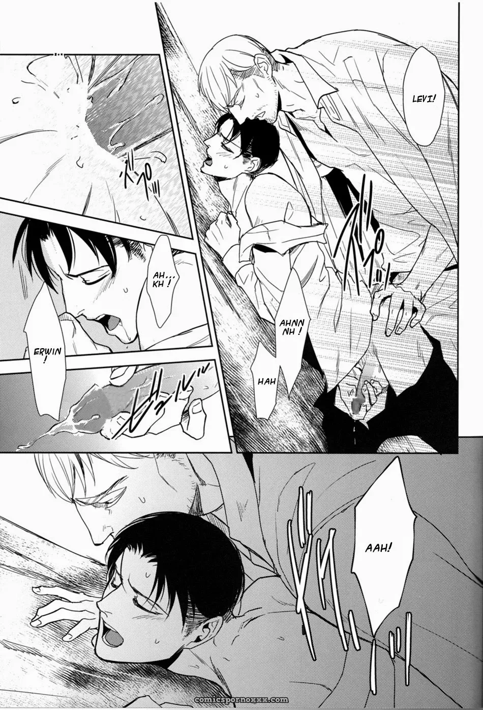 Attack On Titan Shingeki No Kyojin: Hand To Hug (Erwin X Levi) - Page 31