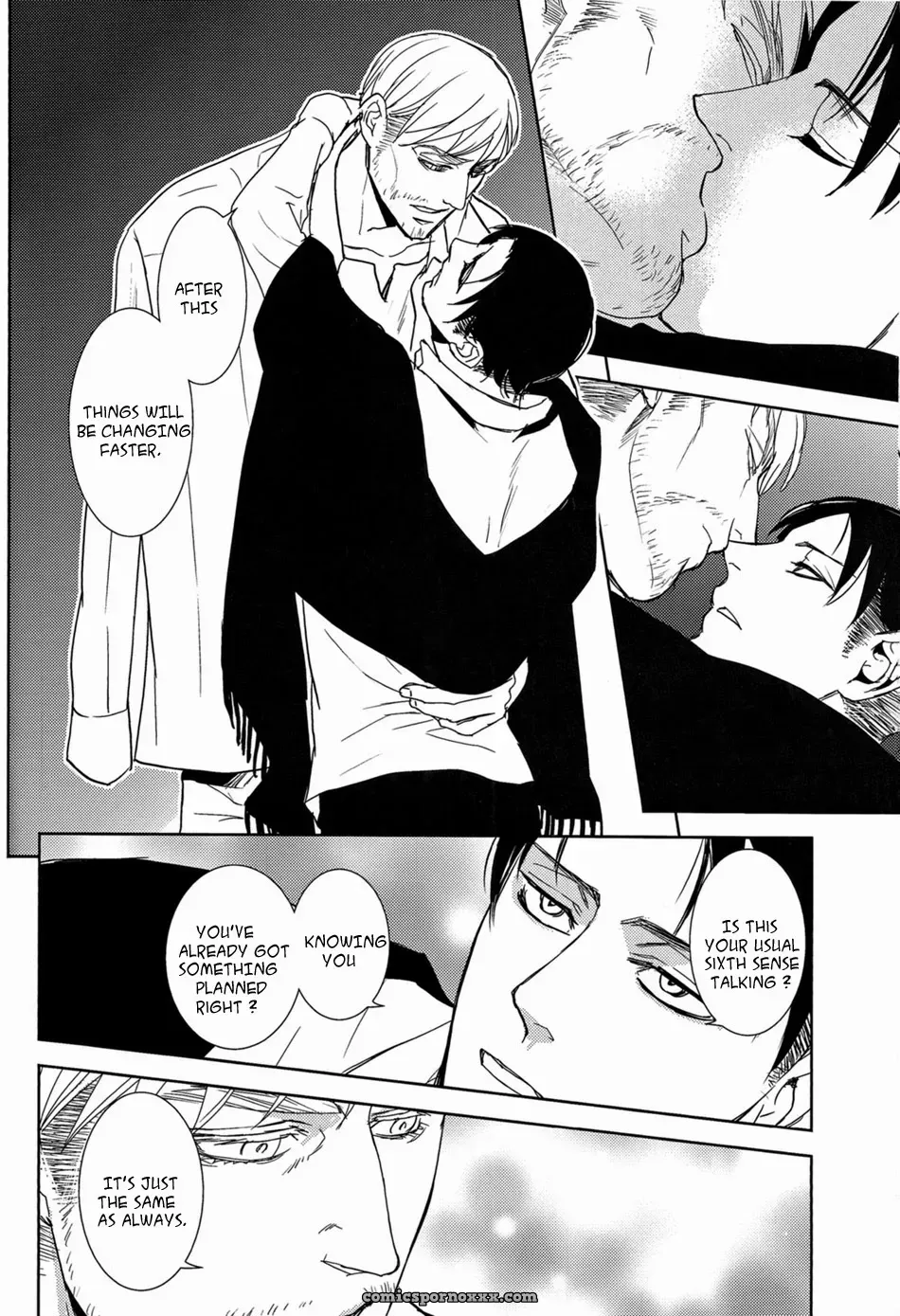 Attack On Titan Shingeki No Kyojin: Hand To Hug (Erwin X Levi) - Page 32