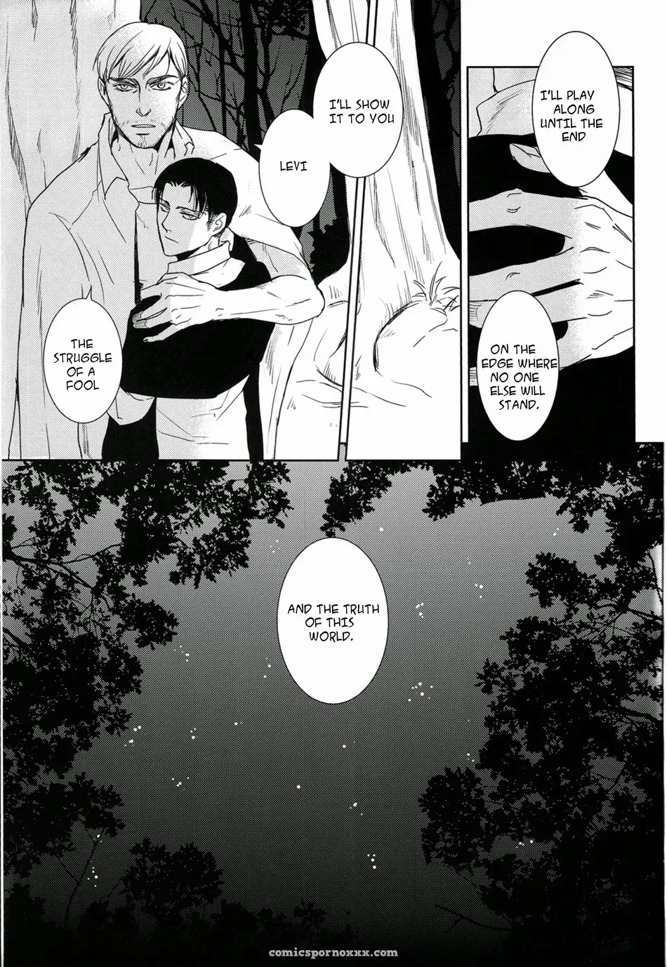 Attack On Titan Shingeki No Kyojin: Hand To Hug (Erwin X Levi) - Page 33