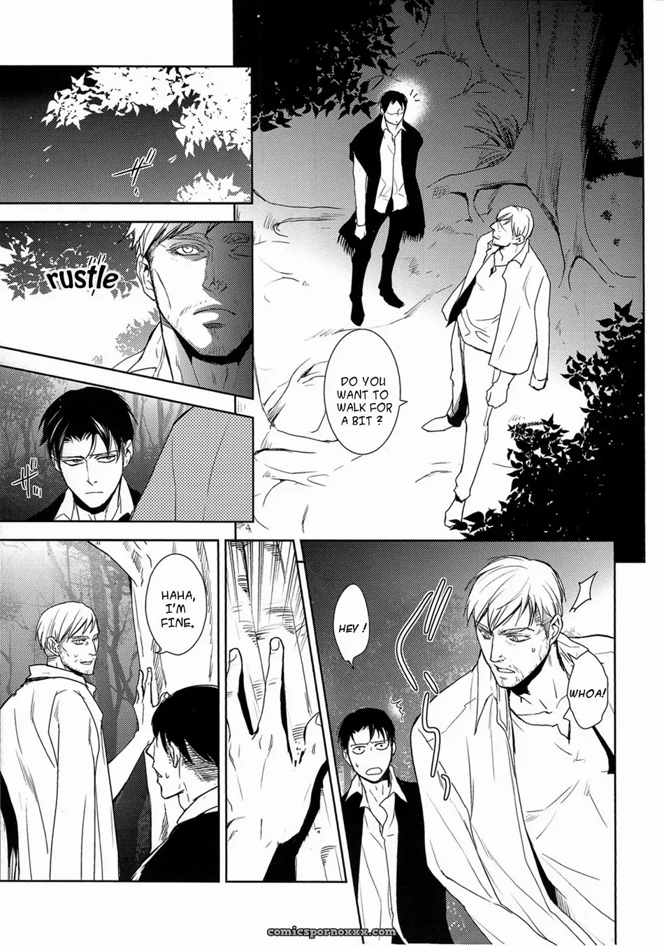 Attack On Titan Shingeki No Kyojin: Hand To Hug (Erwin X Levi) - Page 9