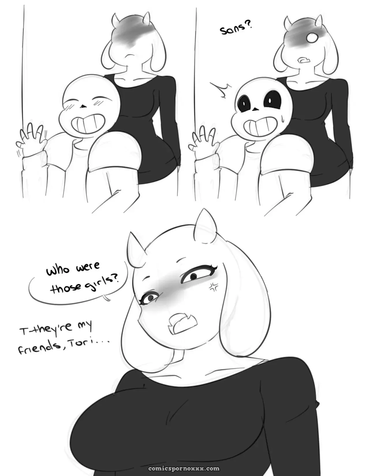 Sans X Toriel (Inuyuru) - Page 1