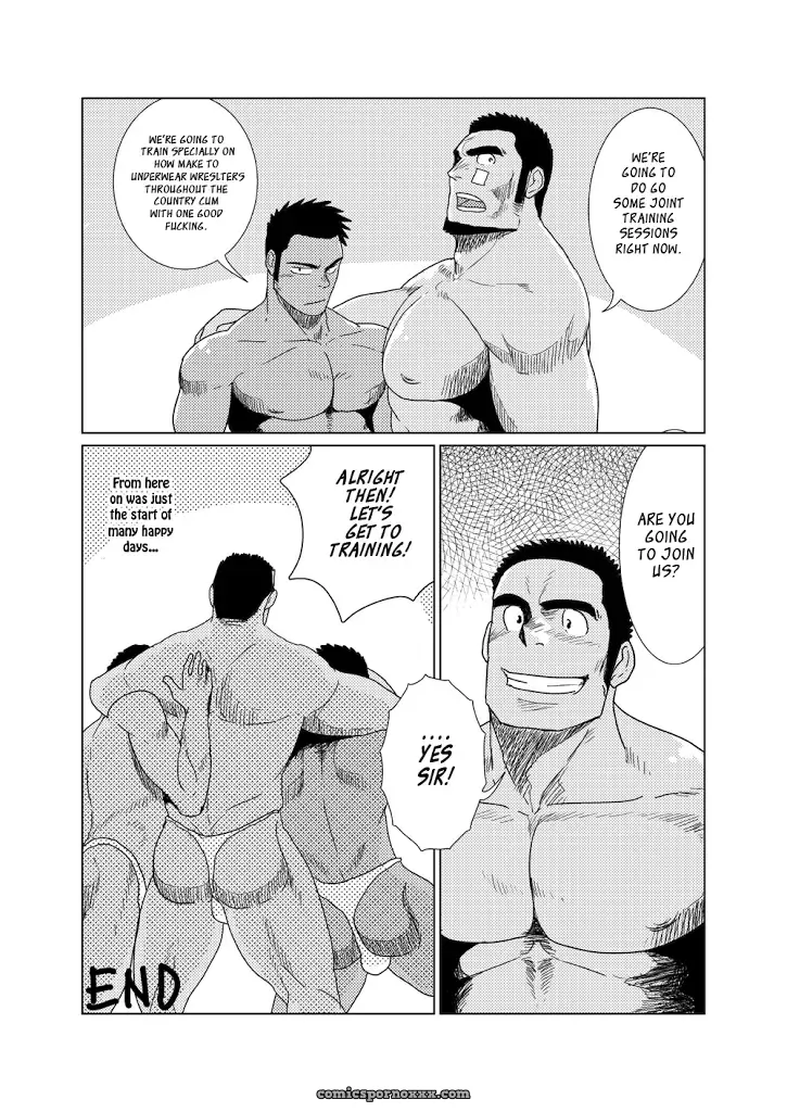 Muscular Underwear Wrestling (Mousou Wakusei) - Page 38