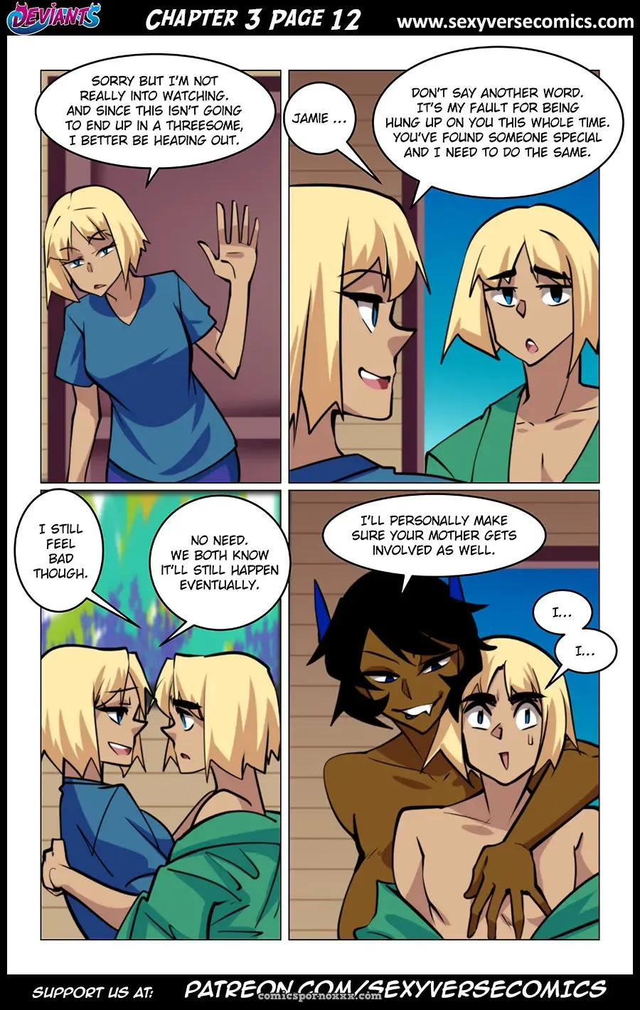 Deviants #3 (My Lover Vs My Sister) - Page 12