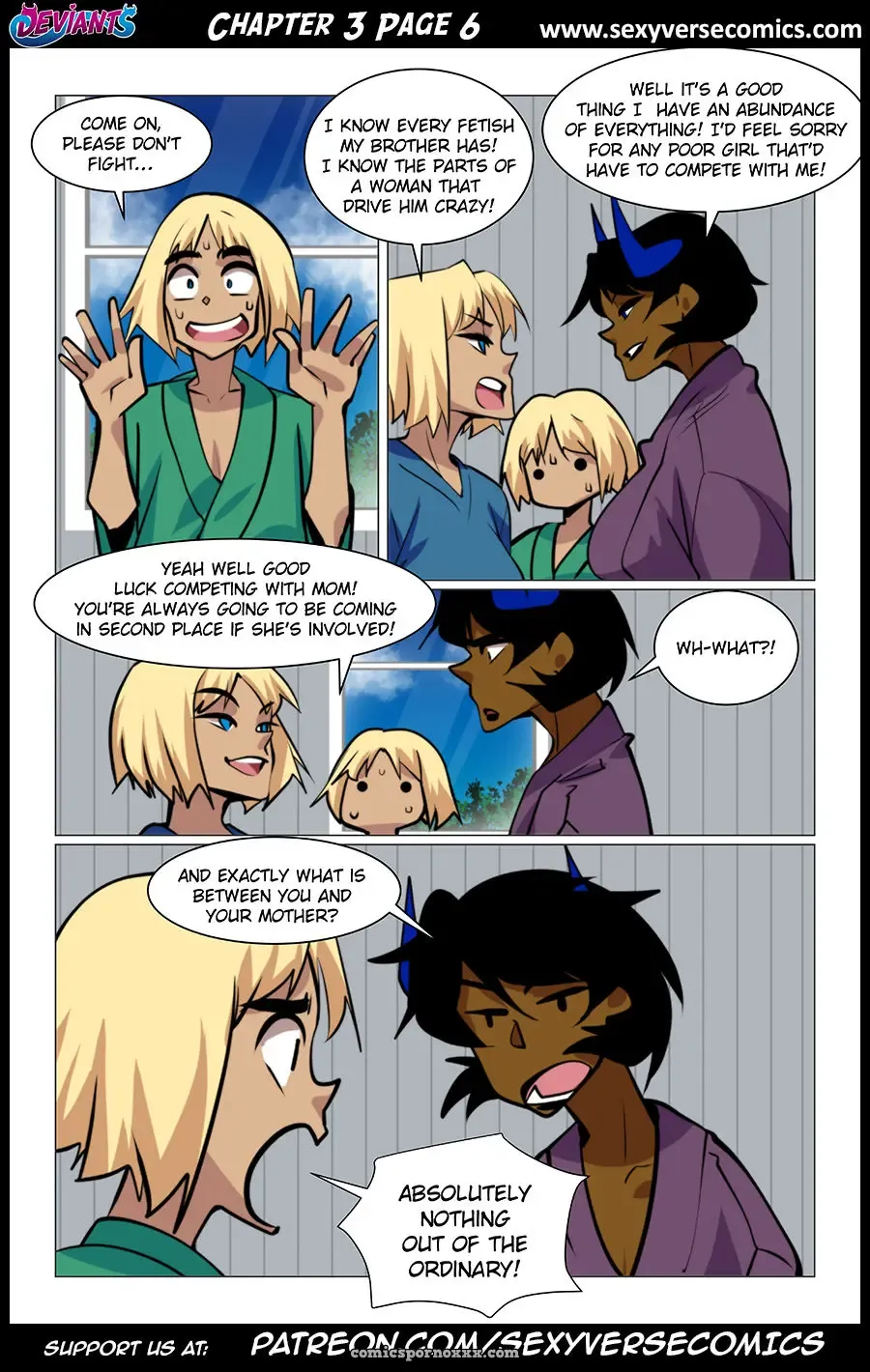 Deviants #3 (My Lover Vs My Sister) - Page 6