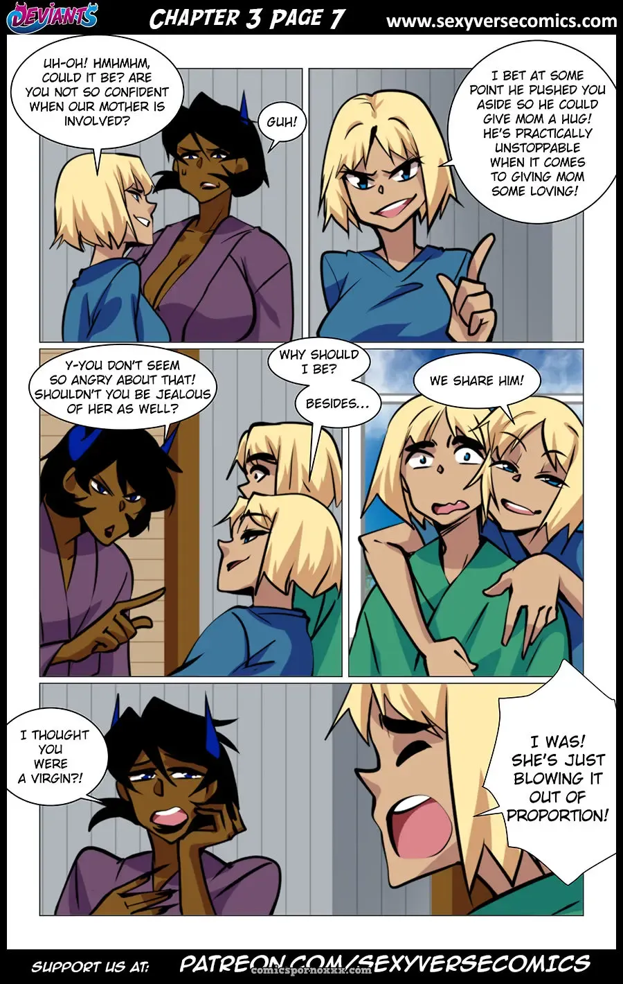 Deviants #3 (My Lover Vs My Sister) - Page 7