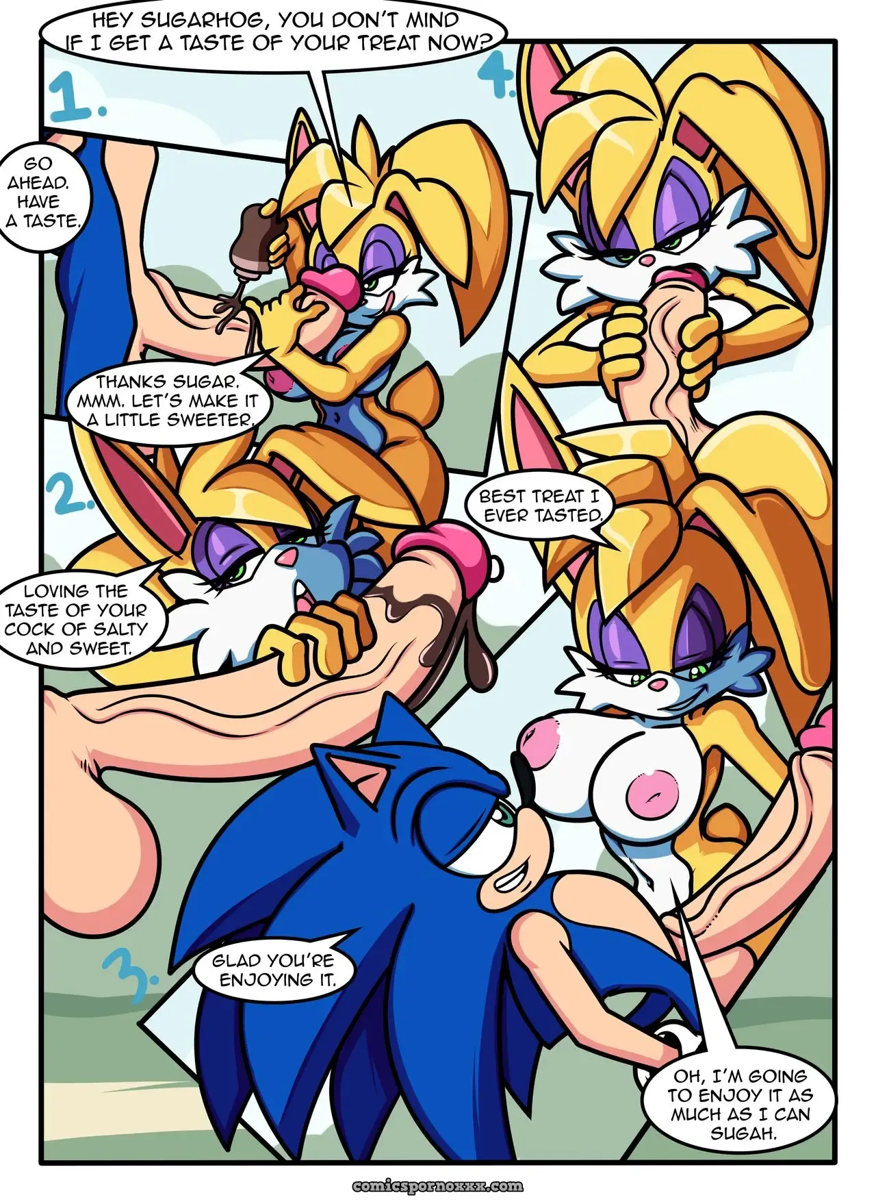 Sonic Girls Easter - Page 3