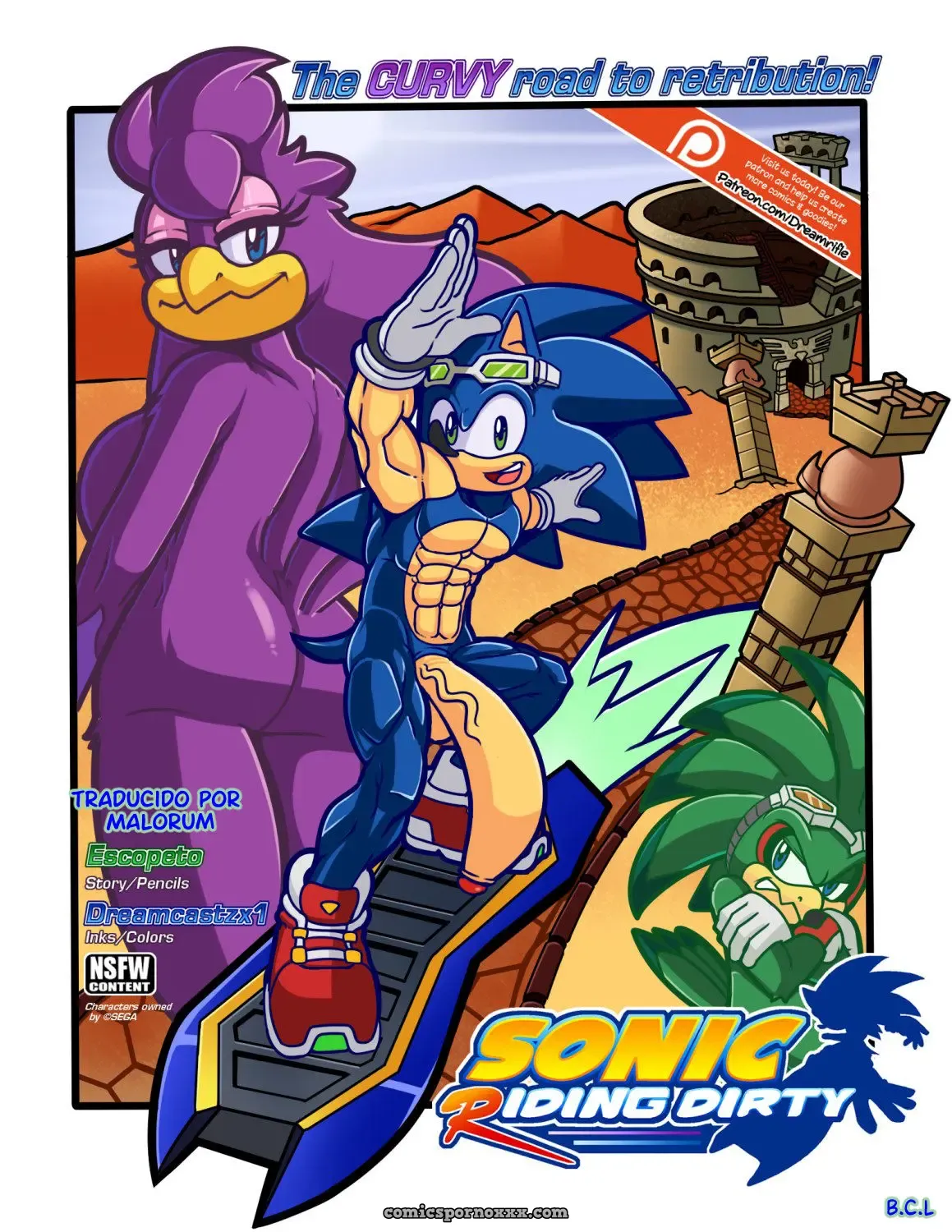 Sonic Riding Dirty - Page 1