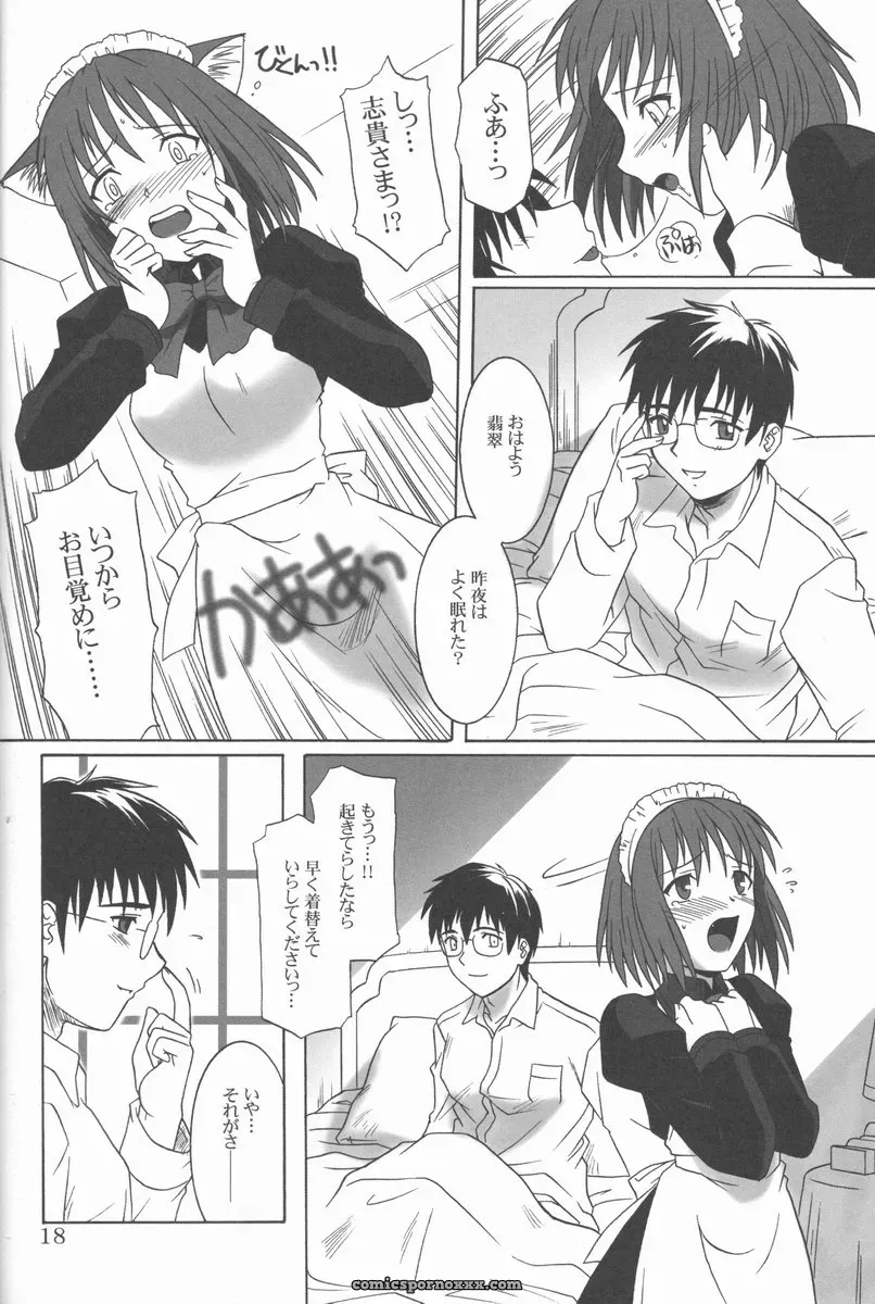 C61 Mitsugetsu (Tsukihime) Doujinshi - Page 17
