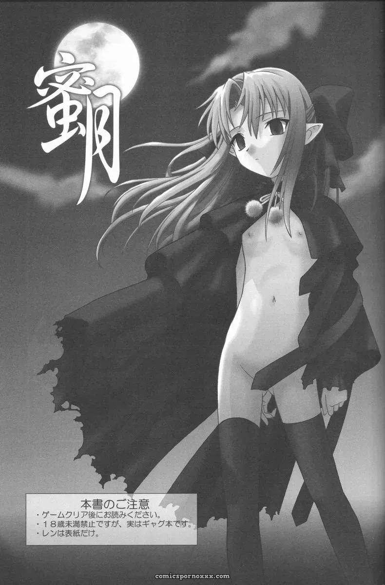 C61 Mitsugetsu (Tsukihime) Doujinshi - Page 2