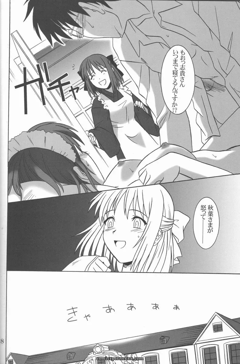 C61 Mitsugetsu (Tsukihime) Doujinshi - Page 27