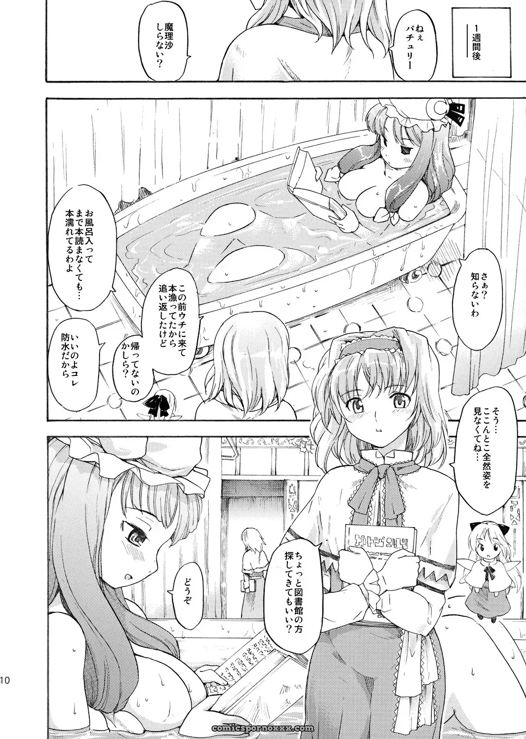 Touhou Ukiyo Emaki: Paranoia Cat Patchouli Knowledge (C71) - Page 9