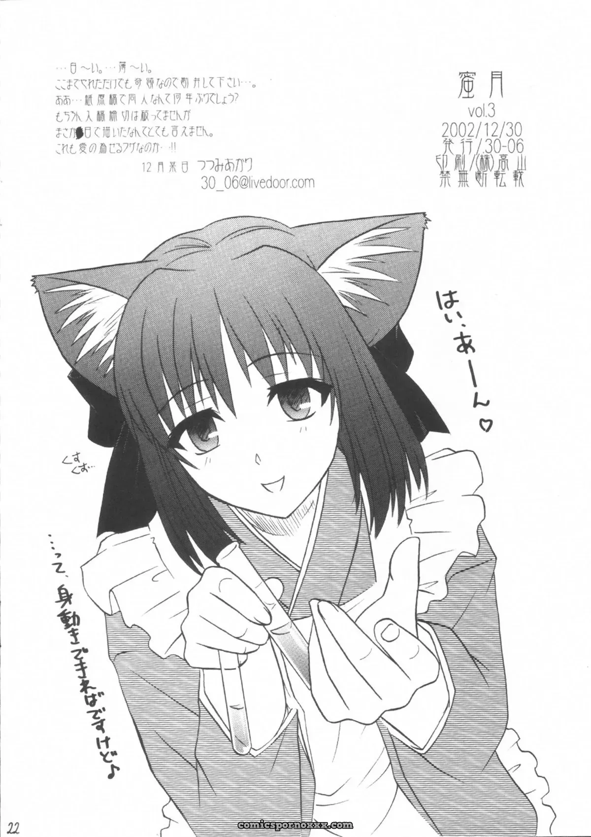 Tsukihime Mitsugetsu Vol. 3: Akari Tsutsumi – C63 - Page 21