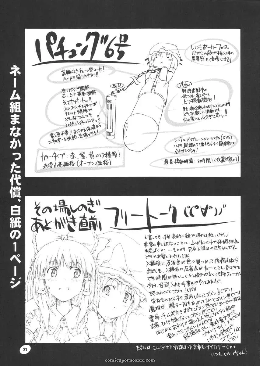 Touhou Genjiiroku: Hinata Happa’s Nagomidoki (C68) - Page 17