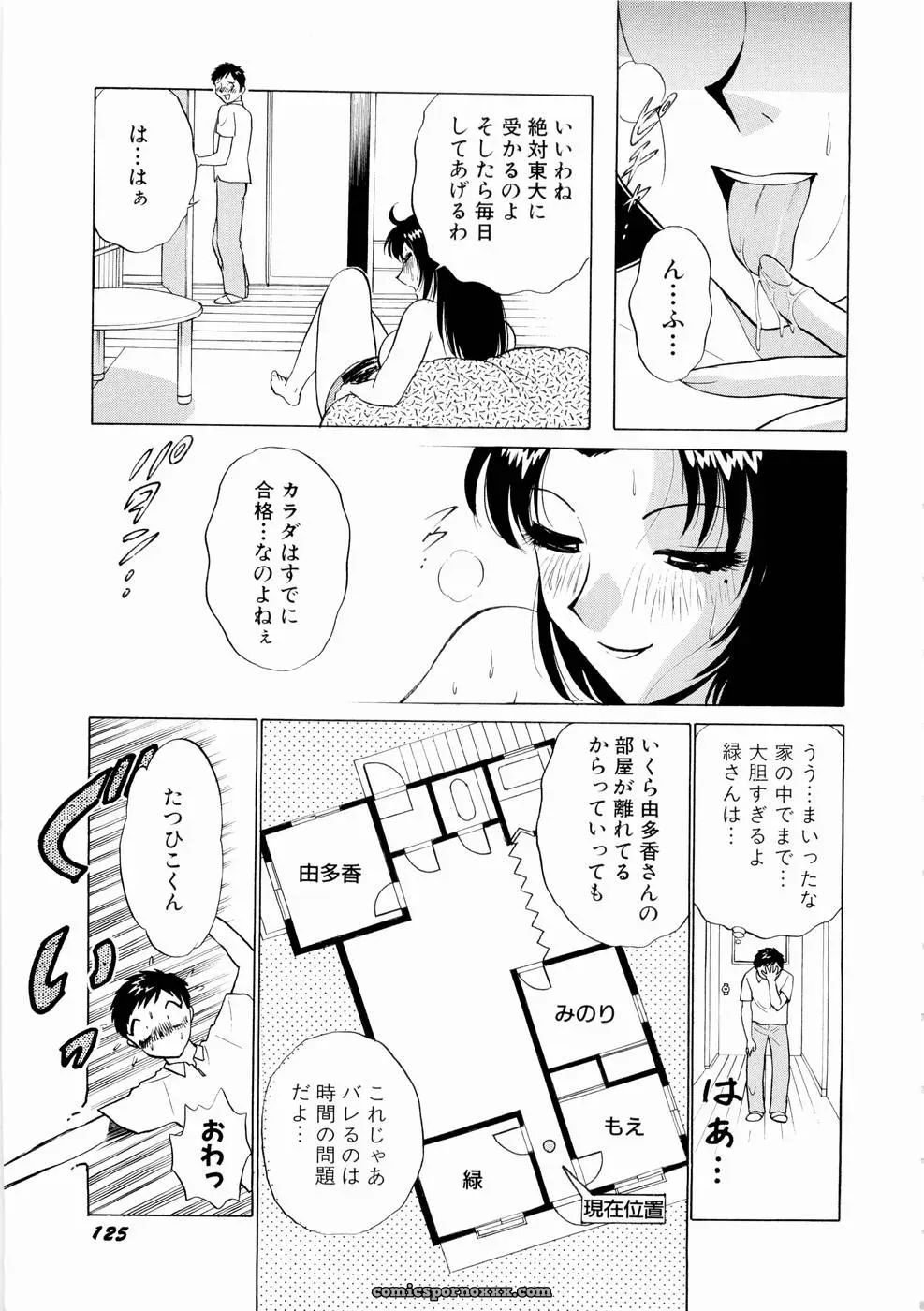 Minami Tomoko & Kyon: Doki Doki Clover Height Comparison - Page 128
