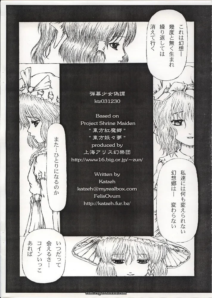 Touhou Project: Last Curtain Fire on Little Borderland – Felis Ovum Fanwork - Page 11