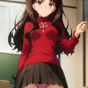 Rin Tohsaka Fate School Uniform - Page 4