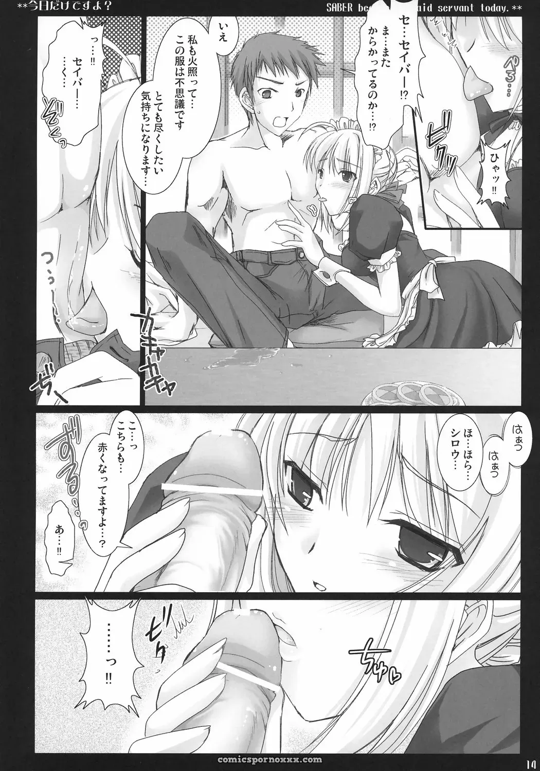 Fate/stay night – Kyou Dake Desuyo? (Udon-ya Fan Animation) - Page 13