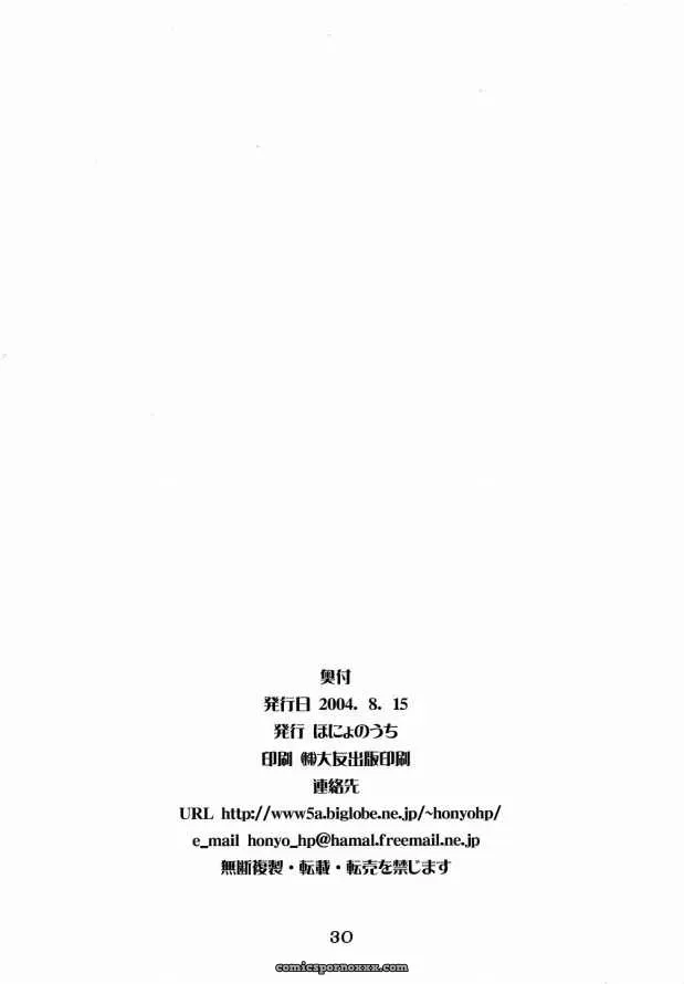 Fate/stay night Hex of Bloomer (Honyo no Uchi) C66 - Page 29