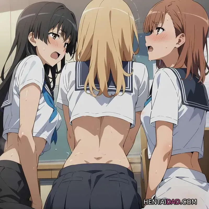 Ruiko Saten, Mikoto Misaka, Shokuhou Misaki – Steamy School Day Toaru - Page 3