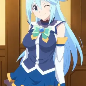 Aqua's Seductive Slumber: Konosuba's Erotic Encounter - Page 1