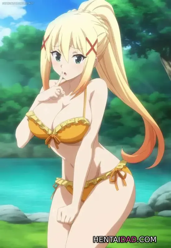 Darkness Bath Naked Sex Scene Konosuba - Page 1