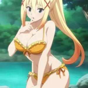 Darkness Bath Naked Sex Scene Konosuba - Page 1