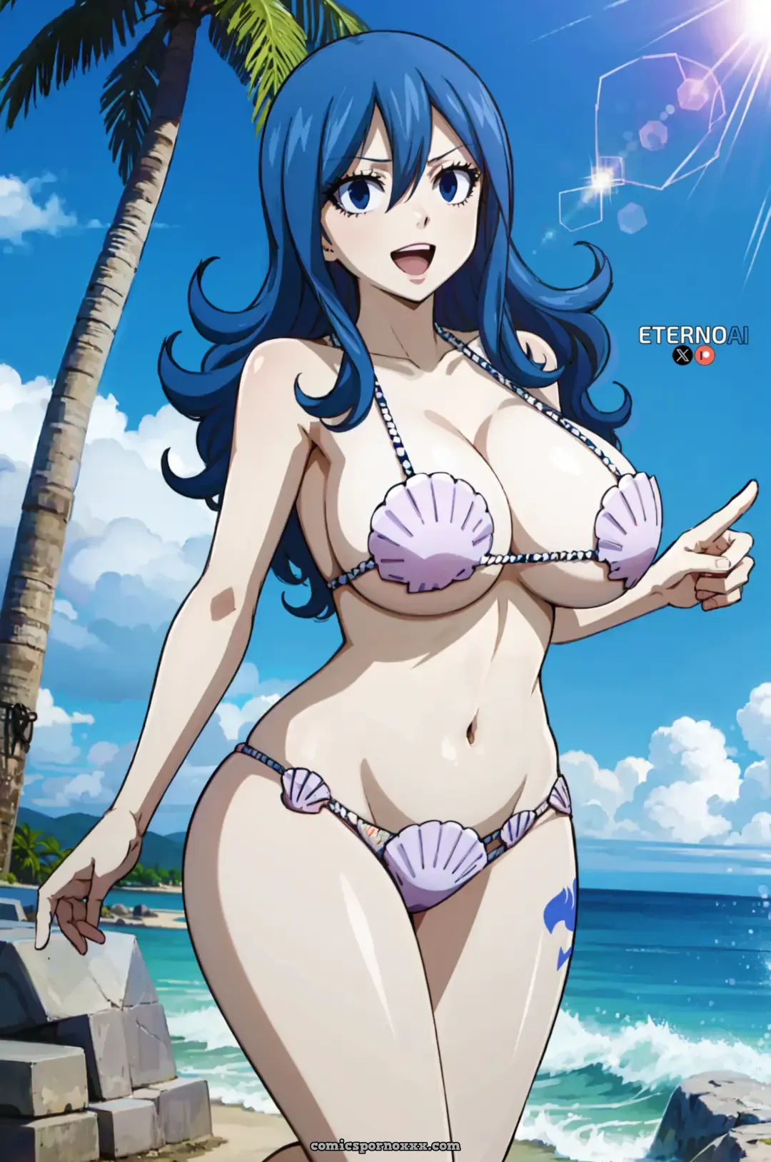 Juvia Shell Bikini Hentai Gallery - Page 2