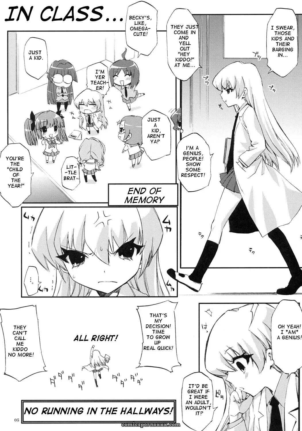 Circle ED Tensai to Shikenkan to Hakui to Aoi Kami no Eroi Hon Pani Poni - Page 2