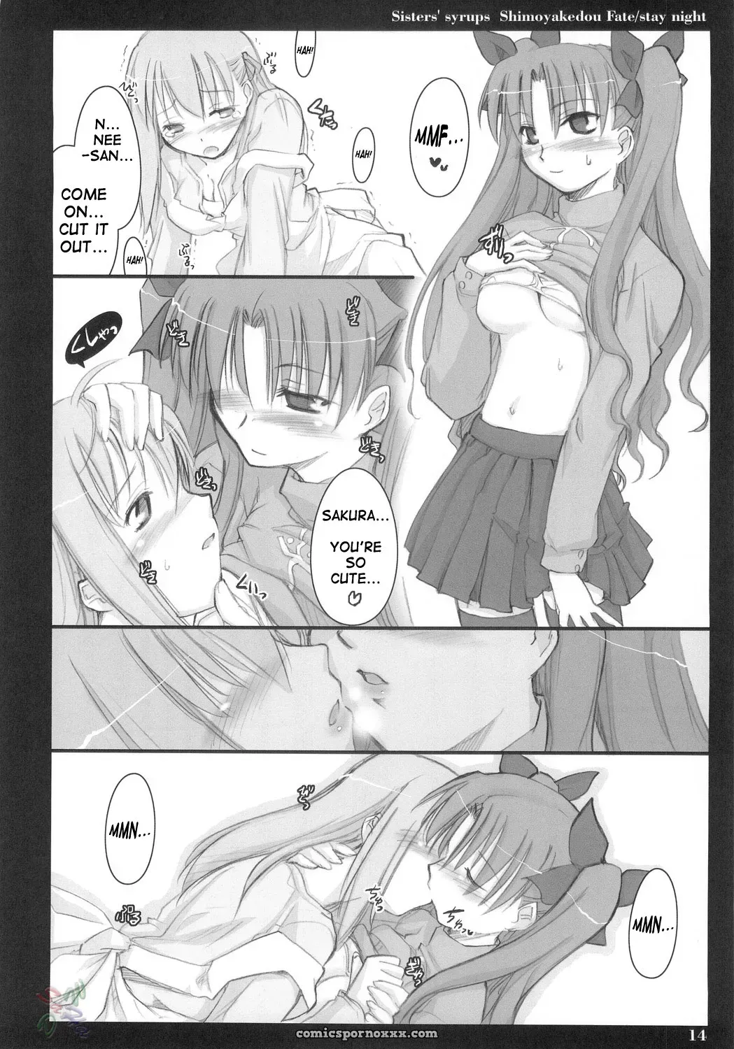 Sisters’ Syrups Shimoyakedou Fate Stay Night SaHa - Page 13