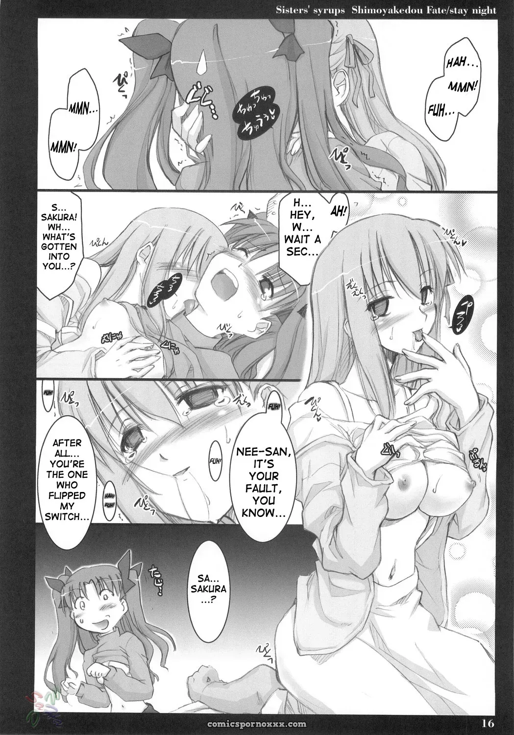 Sisters’ Syrups Shimoyakedou Fate Stay Night SaHa - Page 15