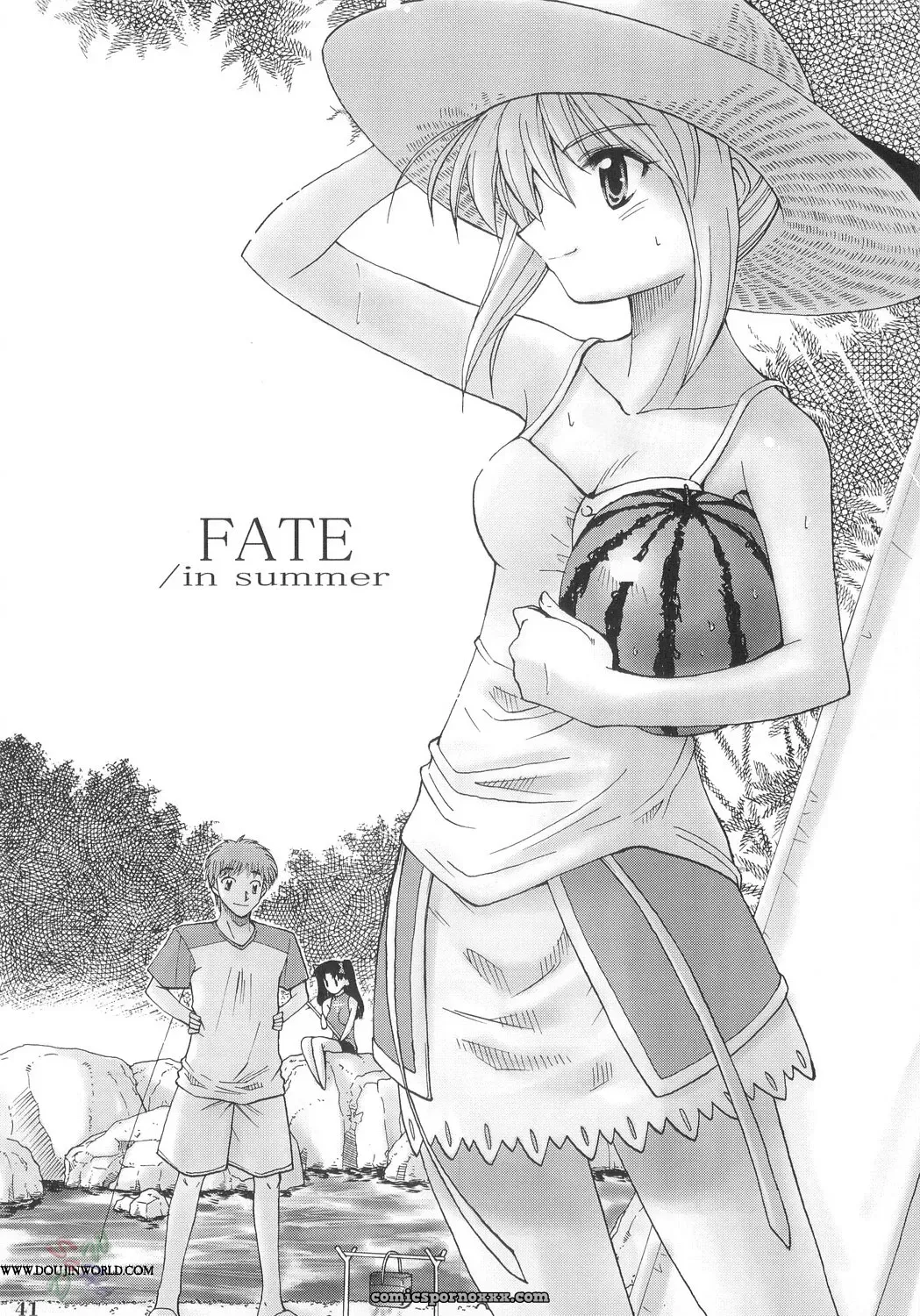 Sisters’ Syrups Shimoyakedou Fate Stay Night SaHa - Page 40