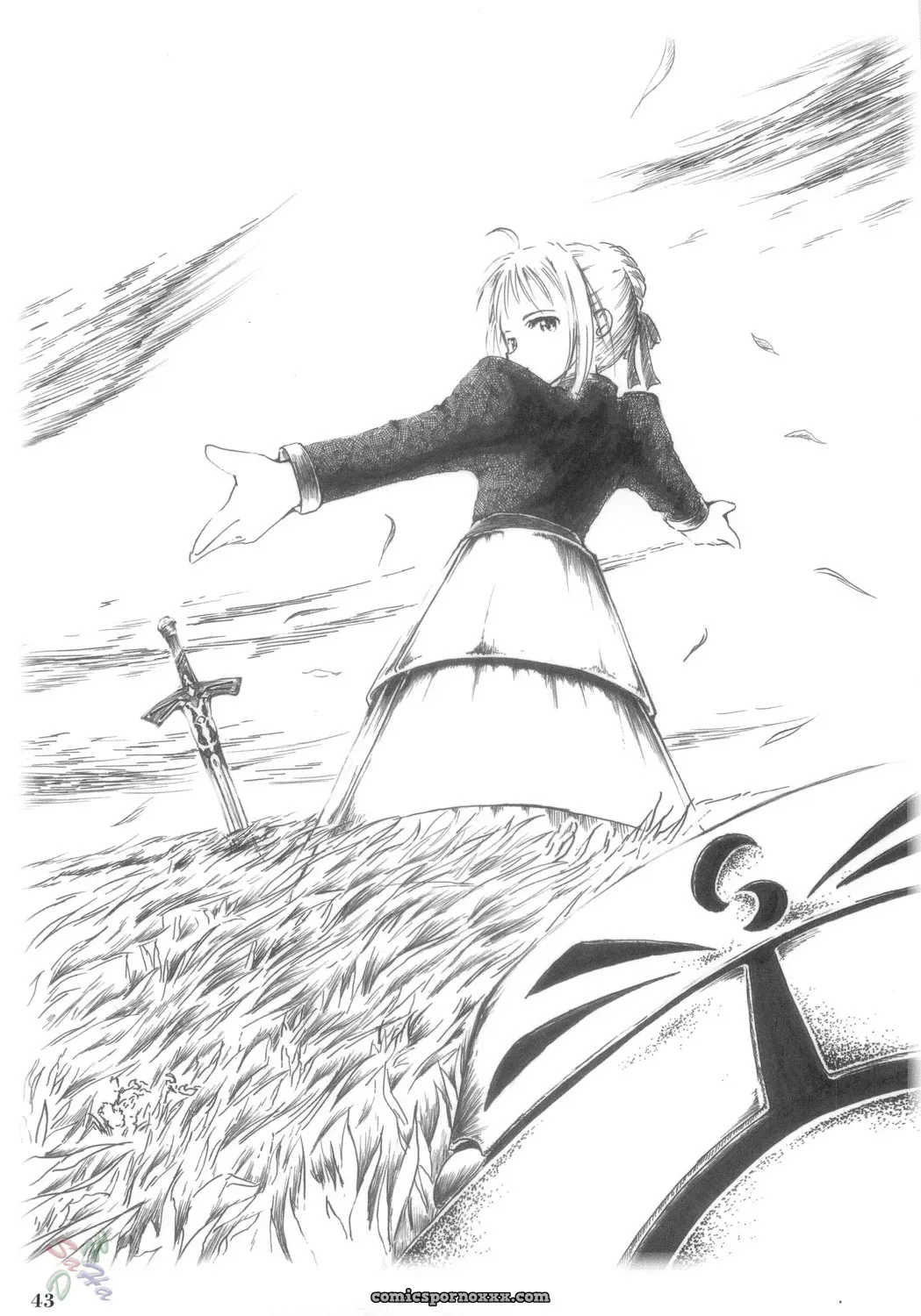 Sisters’ Syrups Shimoyakedou Fate Stay Night SaHa - Page 42