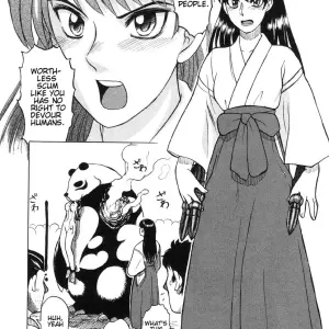 Miko to Yajuu - Death Panda: GuroTaku Fuckery - Page 4