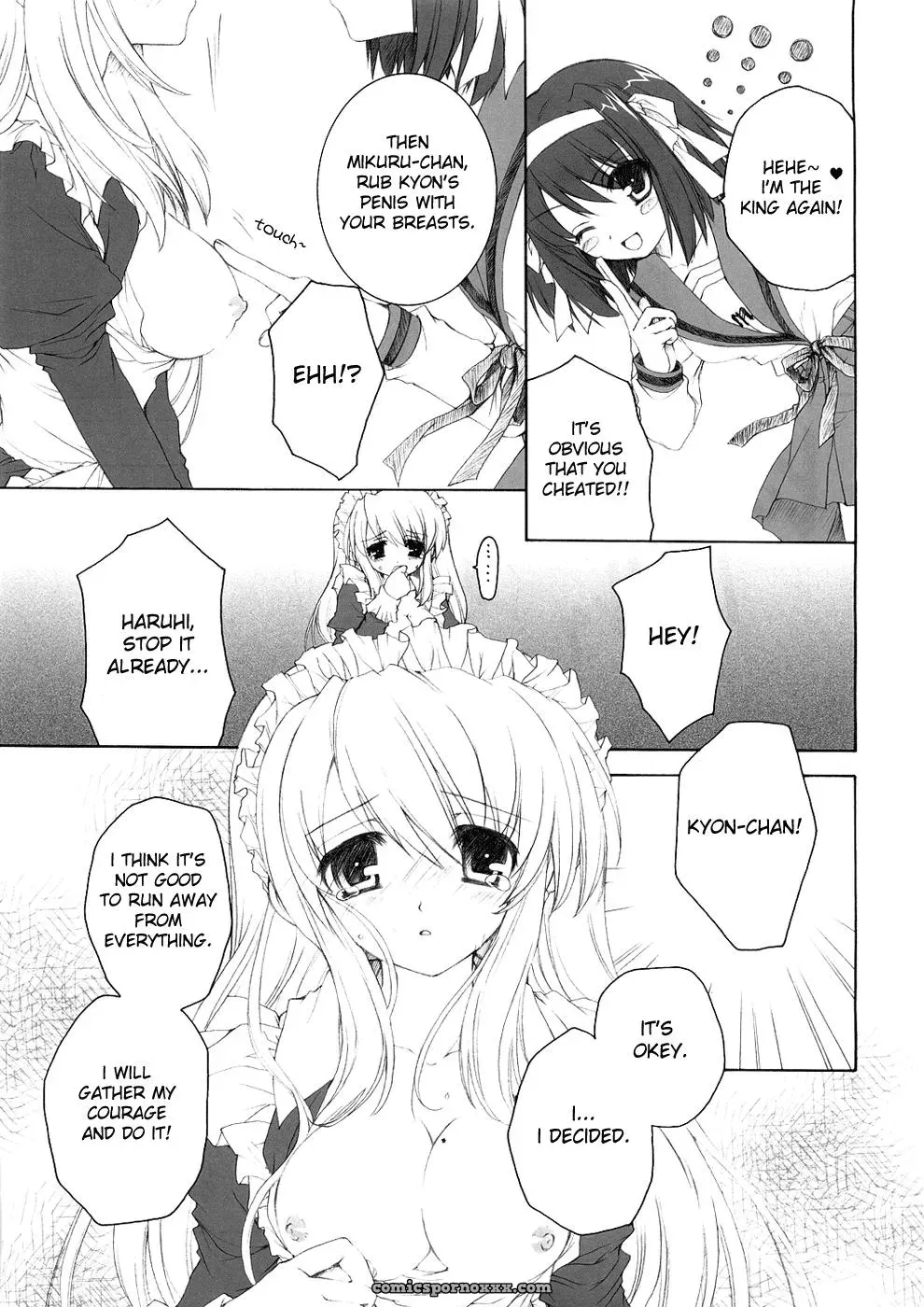 Pyonpyororin (Akoko.) – Mikurukuru (Suzumiya Haruhi) [H-E] - Page 6