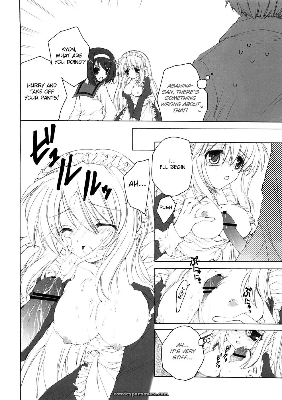 Pyonpyororin (Akoko.) – Mikurukuru (Suzumiya Haruhi) [H-E] - Page 7
