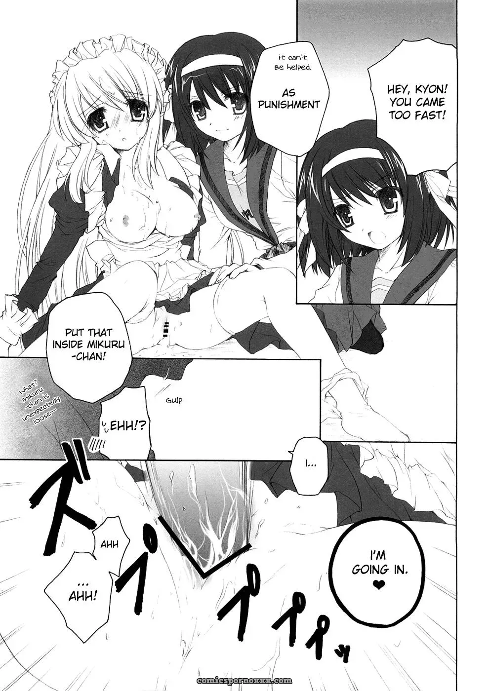 Pyonpyororin (Akoko.) – Mikurukuru (Suzumiya Haruhi) [H-E] - Page 8