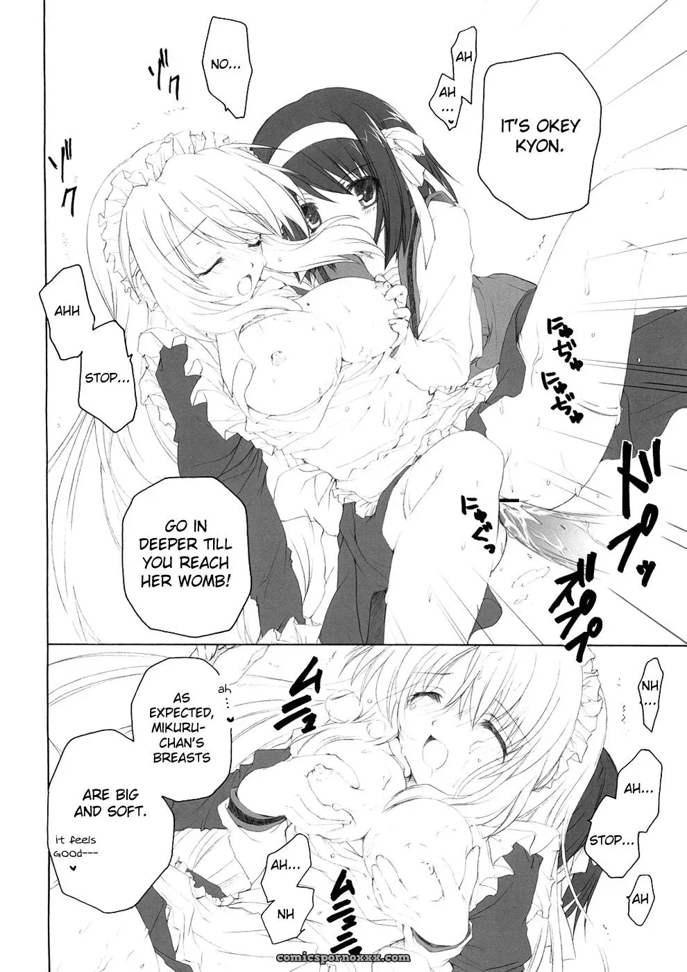 Pyonpyororin (Akoko.) – Mikurukuru (Suzumiya Haruhi) [H-E] - Page 9