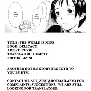 [Cuvie] Sekai wa Boku no Mono: The World is Fucking Mine - Page 1