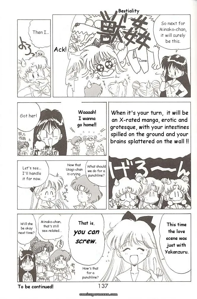 Black Dog Kuroinu Juu: Love Deluxe – Bishoujo Senshi Sailor Moon - Page 136