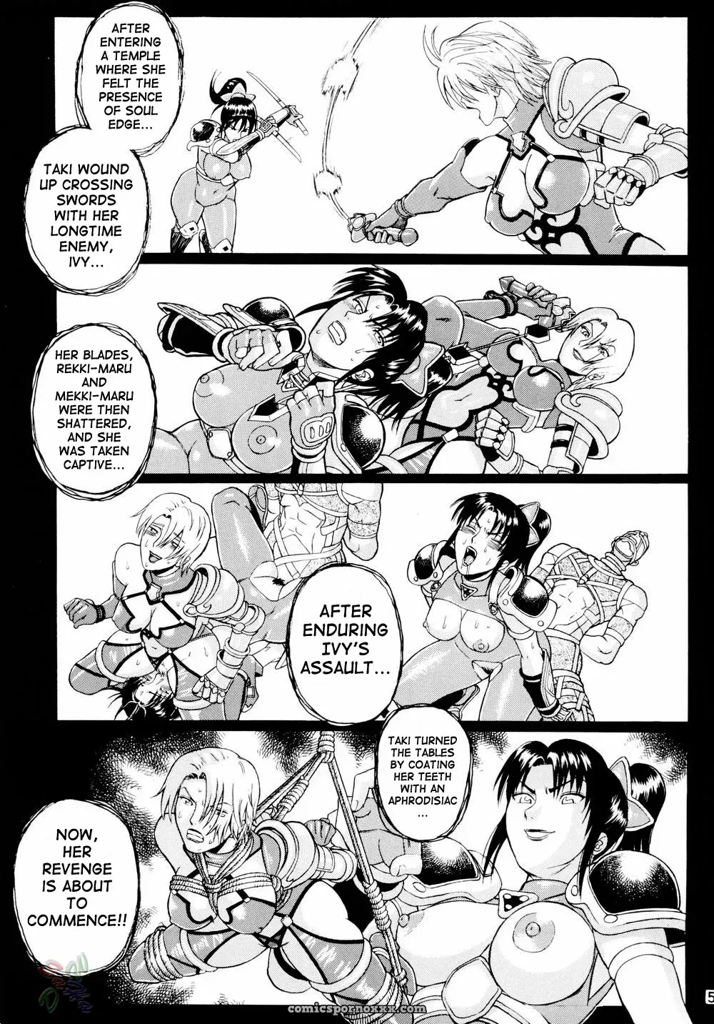C66 Bakuretsu Fuusen Denkichi Soul Impact Vol. 2 SoulCalibur SaHa - Page 4
