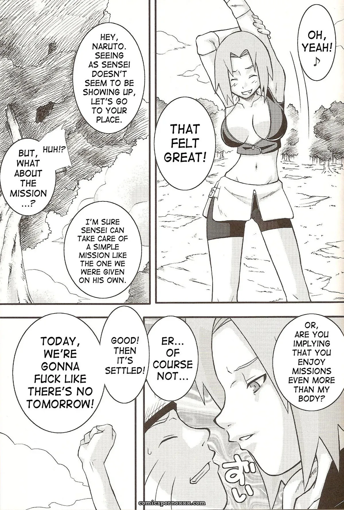 Go Tesei Ikka: Karakishi Youhei-dan Shinga Naruto - Page 24